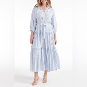 Mother of the Bride Hermoza Zoey Jo Tiered Maxi Dress Size Large NWT